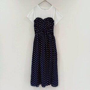 Olive Dress Dot Docking Cotton